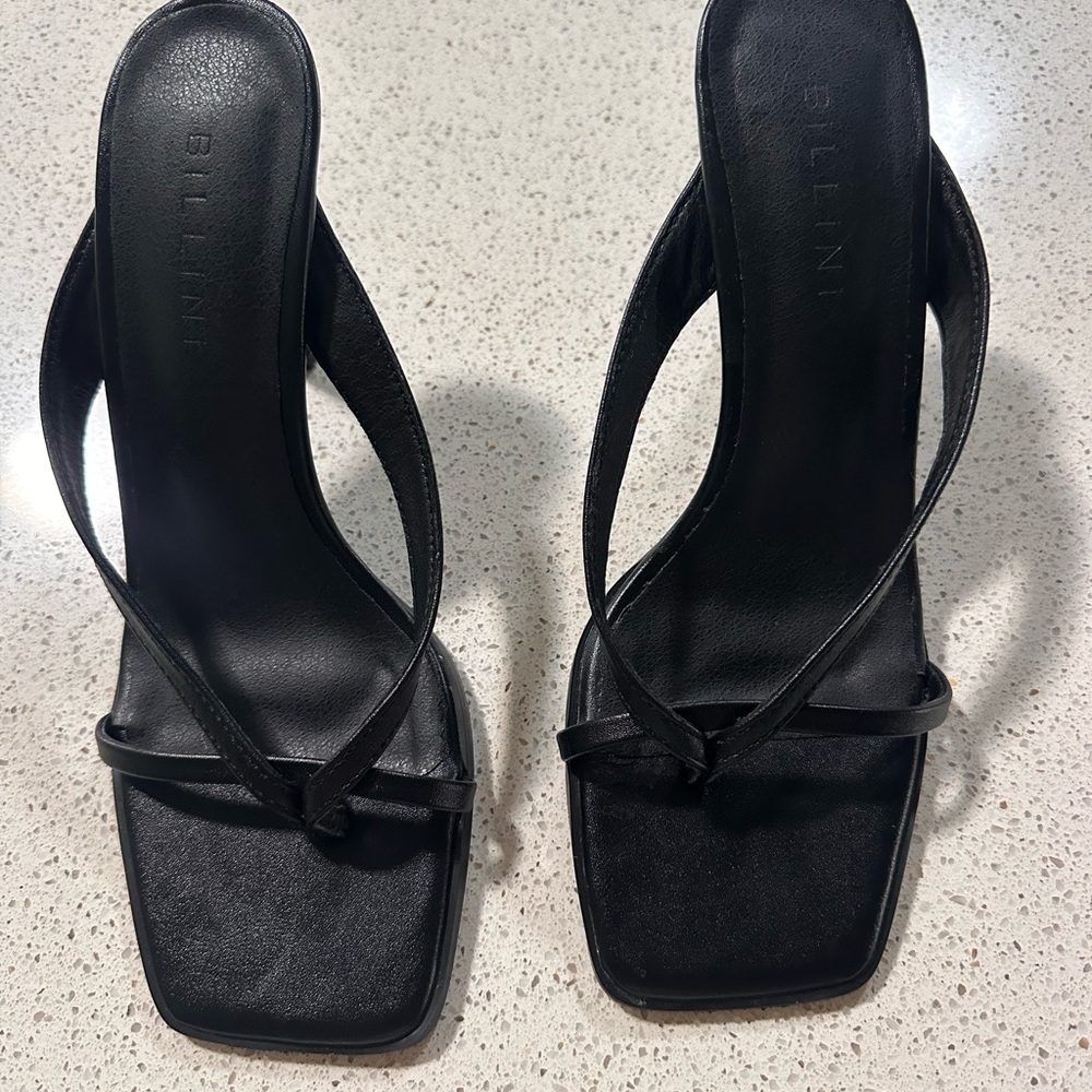 Billini Samba Heels Black size 8